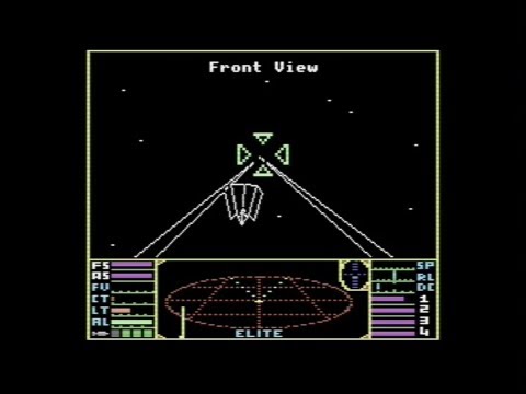 Screen de Elite sur Commodore 64