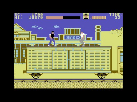 Screen de Express Raider sur Commodore 64