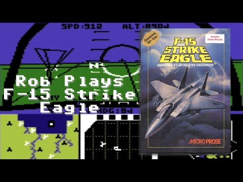 Image du jeu F-15 Strike Eagle sur Commodore 64