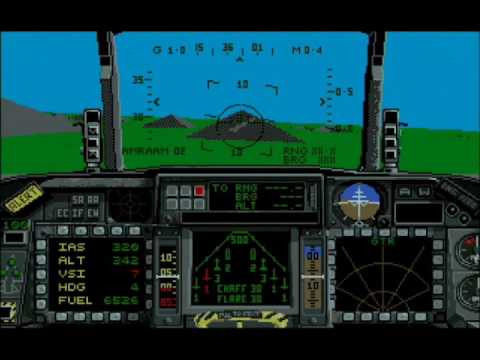 F-16 Combat Pilot sur Commodore 64