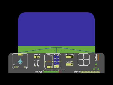 Screen de Fighter Pilot sur Commodore 64