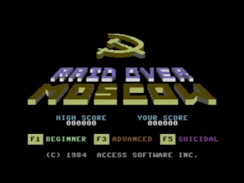 ScĂšne de jeu de First Over Germany sur Commodore 64