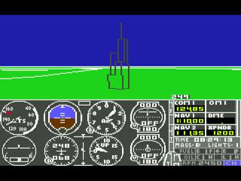 Image du jeu Flight Simulator sur Commodore 64