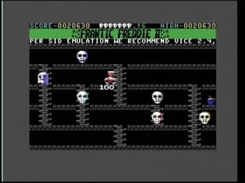 Capture de Frantic Freddie sur Commodore 64