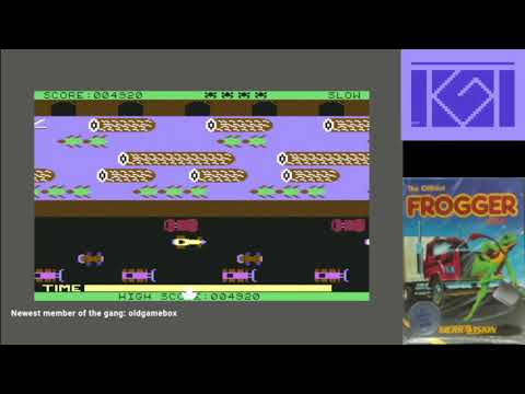 Screen de Frogger sur Commodore 64
