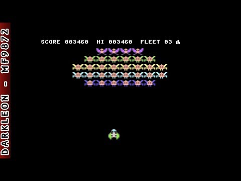 Screen de Galaxian sur Commodore 64