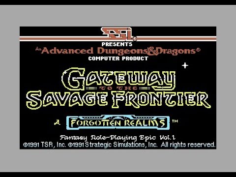 Aperçu du jeu Gateway to the Savage Frontier sur Commodore 64