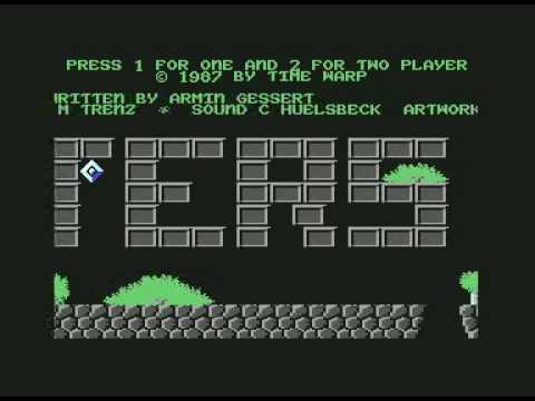 Scène de jeu de Great Giana Sisters sur Commodore 64