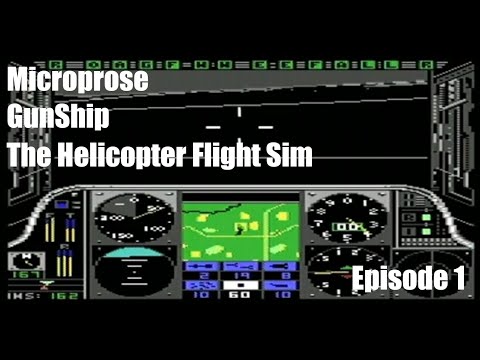 Screen de Gunship sur Commodore 64