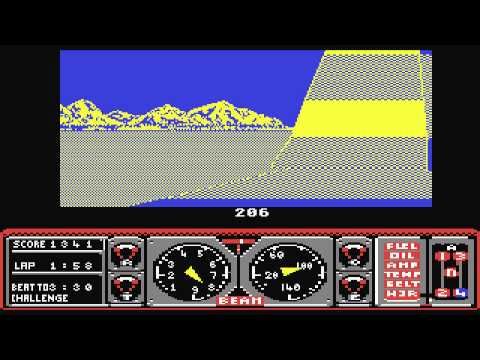 Image de Hard Drivin' sur Commodore 64