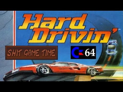 Capture de Hard Drivin' sur Commodore 64