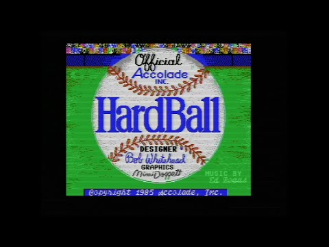 Photo de HardBall! sur Commodore 64