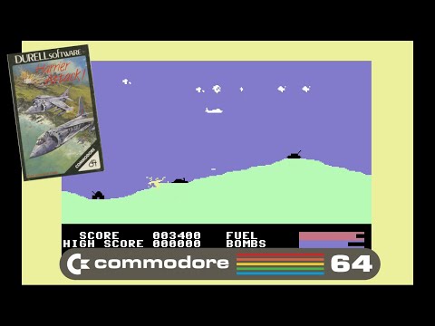 Screen de Harrier Attack sur Commodore 64