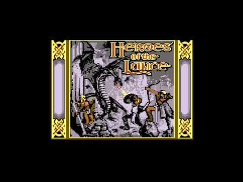 Aperçu du jeu Heroes of the Lance sur Commodore 64