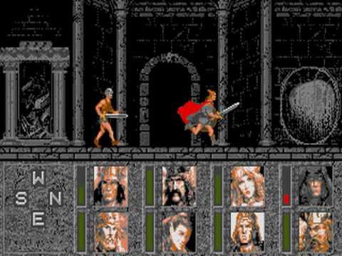 Illustration vidéo de Heroes of the Lance sur Commodore 64