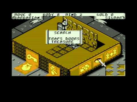 Illustration vidéo de HeroQuest sur Commodore 64