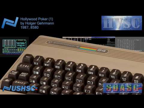 Screen de Hollywood Poker sur Commodore 64