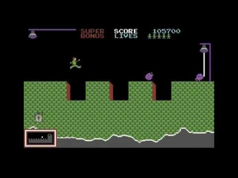 Screen de Hunchback sur Commodore 64