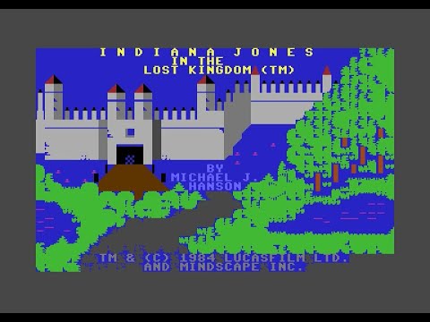 Photo de Indiana Jones in the Lost Kingdom  sur Commodore 64