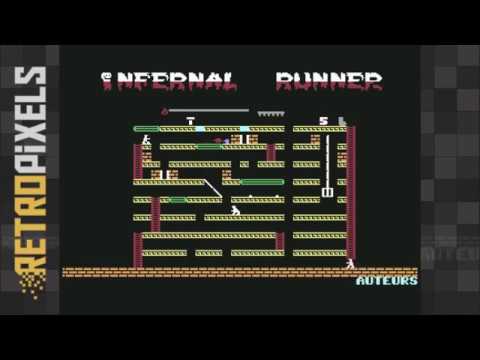 Screen de Infernal Runner sur Commodore 64
