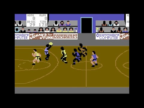 Photo de International Basketball sur Commodore 64