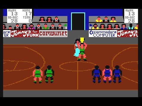 Screen de International Basketball sur Commodore 64