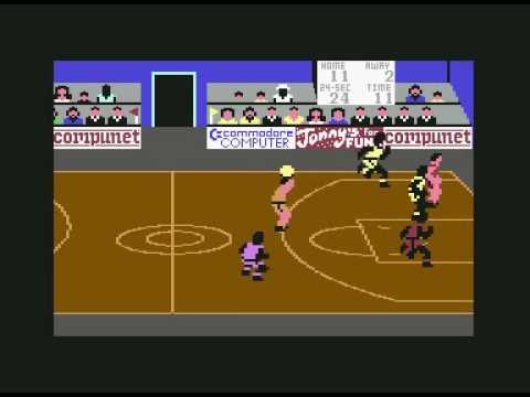 International Basketball sur Commodore 64