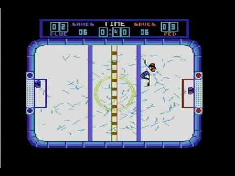 Screen de International Ice Hockey sur Commodore 64