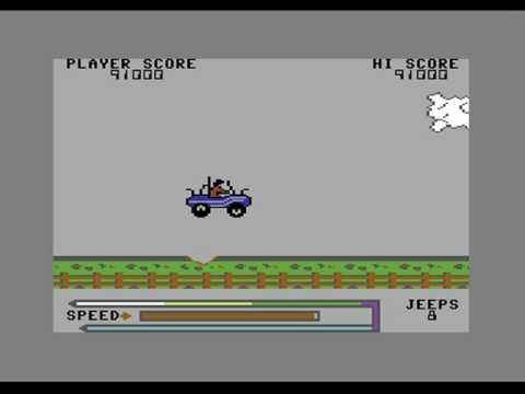 Screen de Jeep Command sur Commodore 64