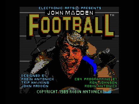 Photo de John Madden Football sur Commodore 64