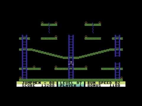 Screen de Jumpman sur Commodore 64