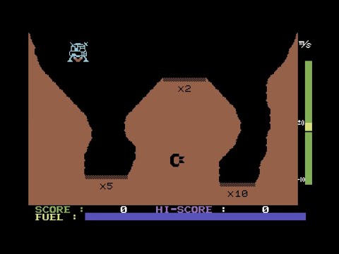 Screen de Jupiter Lander sur Commodore 64