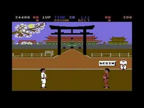 Aperçu du jeu Karate Champ sur Commodore 64