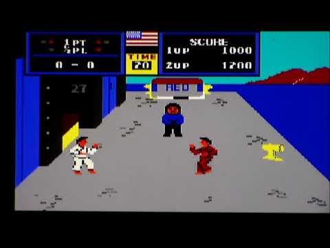 Illustration vidéo de Karate Champ sur Commodore 64