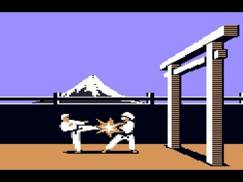 Screen de Karateka sur Commodore 64