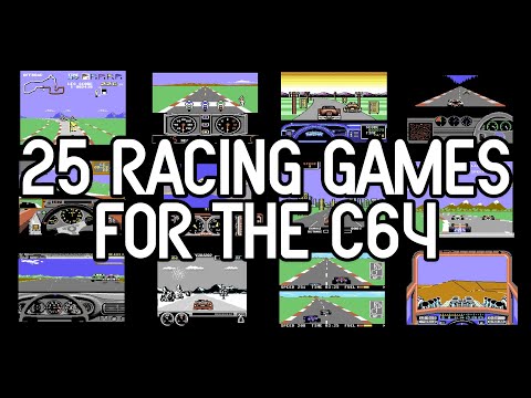 Scène de jeu de Kentucky Racing sur Commodore 64