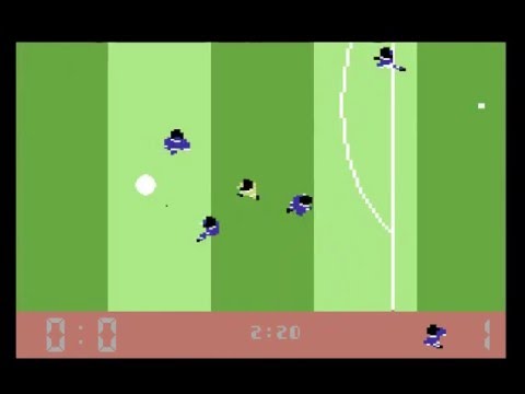 Capture de Kick Off sur Commodore 64