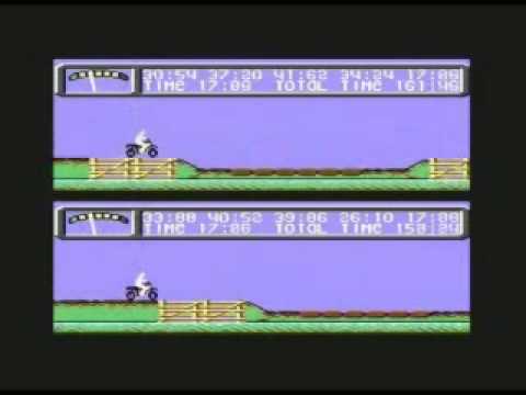Capture de Kikstart II sur Commodore 64