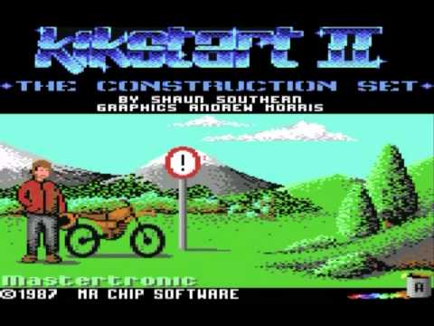 Illustration vidéo de Kikstart II sur Commodore 64