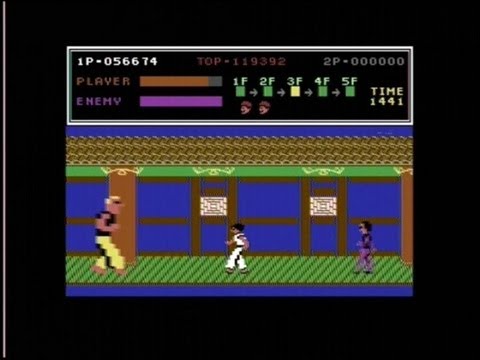 Screen de Kung Fu Master sur Commodore 64