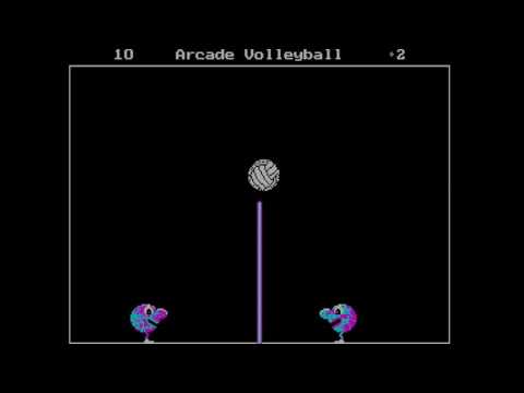 Screen de Arcade Volleyball sur Commodore 64