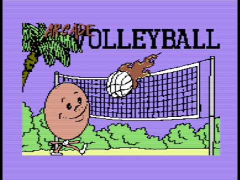 Arcade Volleyball sur Commodore 64