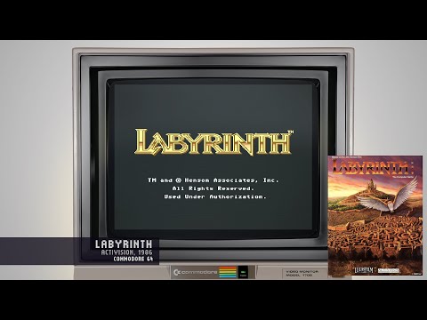 Screen de Labyrinth: The Computer Game sur Commodore 64