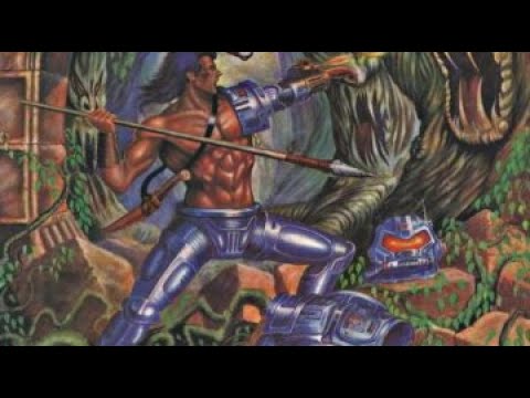 Illustration vidéo de L'Armure sacrée d'Antiriad sur Commodore 64
