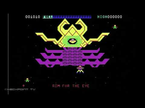 Scène de jeu de Lazarian sur Commodore 64