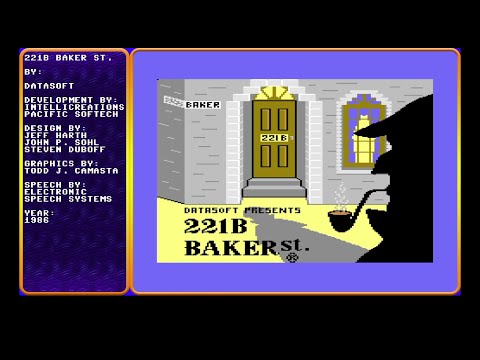 Photo de 221B Baker Street sur Commodore 64