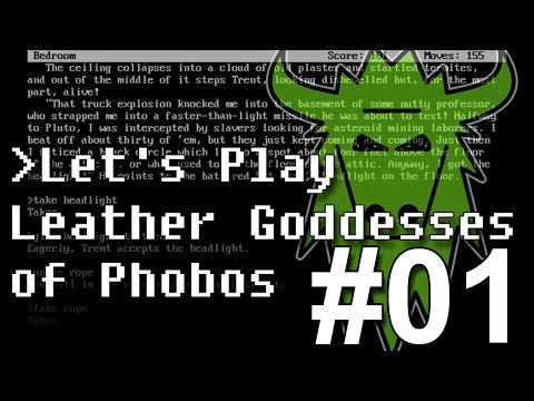Capture de Leather Goddesses of Phobos sur Commodore 64