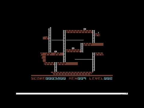 Capture de Lode Runner sur Commodore 64