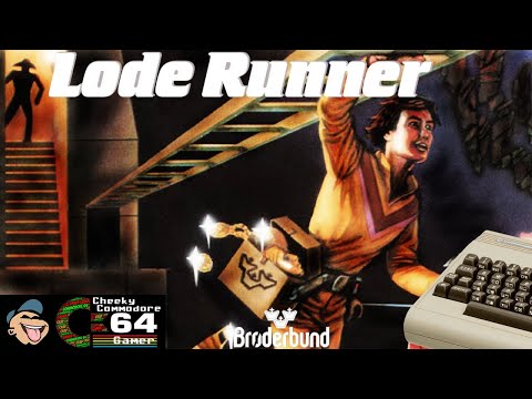 Illustration vidéo de Lode Runner sur Commodore 64