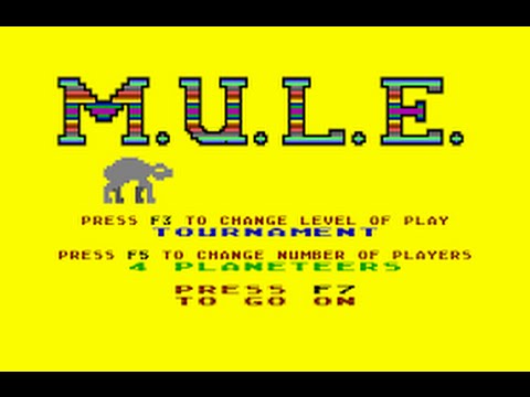 Screen de M.U.L.E. sur Commodore 64